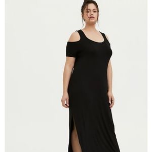 Torrid Cold Shoulder Maxi Dress